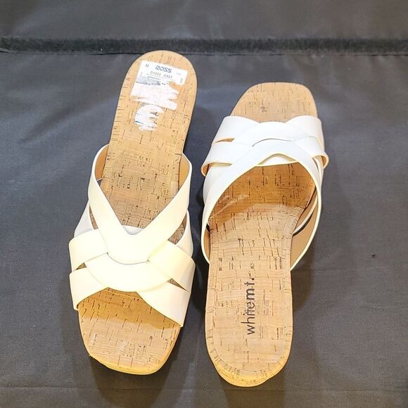 BRAND NEW WHITEMT SLIP-ON WOMEN"S WEDGE SANDAL - Picture 4 of 16